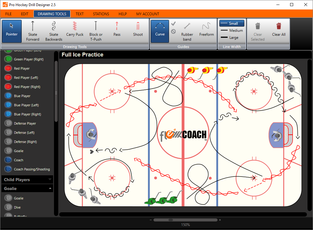 Pro Hockey Drill Designer