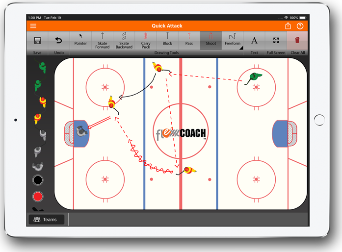 sportBOARD Quick Attack Diagram